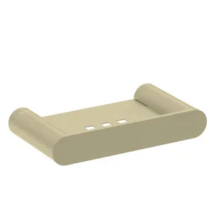 Pinnacles Soap Holder Soft  Gold Brushed by null, a Soap Dishes & Dispensers for sale on Style Sourcebook