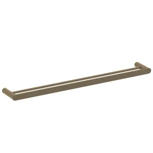 Pinnacles Towel Rail Double 800mm Antique Brass by null, a Towel Rails for sale on Style Sourcebook