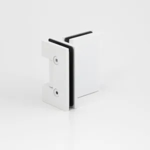 Boston 6-8mm Glass to Glass 180 Degree Shower Hinge - White by Estelle, a Bathroom Fixtures for sale on Style Sourcebook