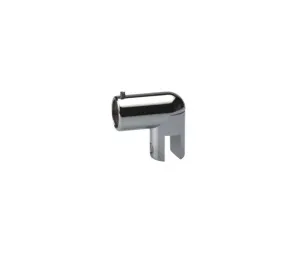 Round Adjustable Glass to Rail Fitting Satin Gun Metal by null, a Door Hardware for sale on Style Sourcebook