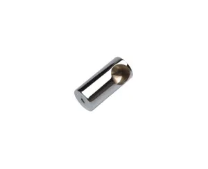 Round DIY Glass to Rail Fitting Satin Gun Metal by null, a Door Hardware for sale on Style Sourcebook