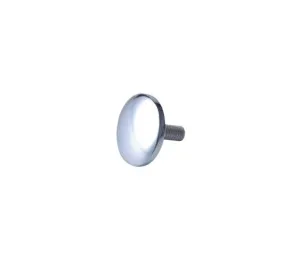 Round Button and Thread 30mm Satin Gun Metal by null, a Door Hardware for sale on Style Sourcebook