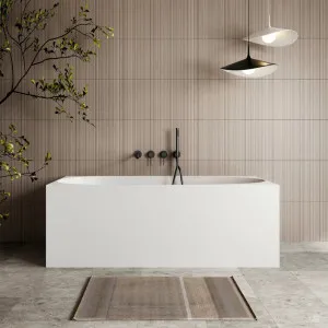 Cassa Design New Multi Square Corner Back To Wall Freestanding Bath Gloss White by null, a Bathtubs for sale on Style Sourcebook
