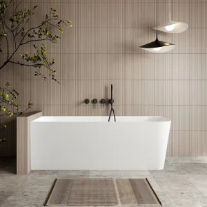 Cassa Design Ashton Lefthand Corner Back To Wall Bath - Gloss White by null, a Bathtubs for sale on Style Sourcebook