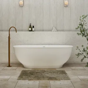 Hampton Freestanding Bath Matte White by null, a Bathtubs for sale on Style Sourcebook