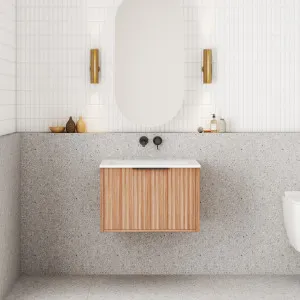 Capture Ensuite Wall Hung Vanity - Walnut by null, a Vanity Mirrors for sale on Style Sourcebook