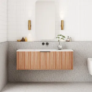 Capture Ensuite Wall Hung Vanity - Walnut by null, a Vanity Mirrors for sale on Style Sourcebook