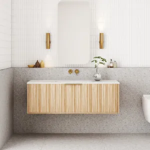 Capture Ensuite Wall Hung Vanity - Natural Oak by null, a Vanity Mirrors for sale on Style Sourcebook