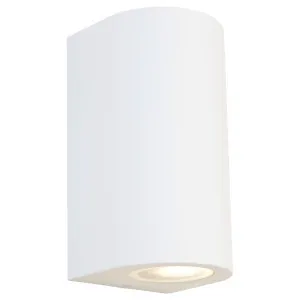 Cougar Porta Semi Cylinder Weatherproof Exterior Up/Down Wall Light White by Cougar, a Wall Lighting for sale on Style Sourcebook