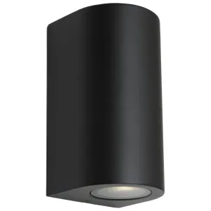 Cougar Porta Semi Cylinder Weatherproof Exterior Up/Down Wall Light Black by Cougar, a Wall Lighting for sale on Style Sourcebook