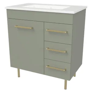 Bargo Vanity 750mm Centre Bowl Alpha Top On Legs by Timberline, a Vanities for sale on Style Sourcebook