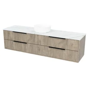 Emmett Vanity 1800mm Centre WG Basin SilkSurface AC Top Wall hung by Timberline, a Vanities for sale on Style Sourcebook
