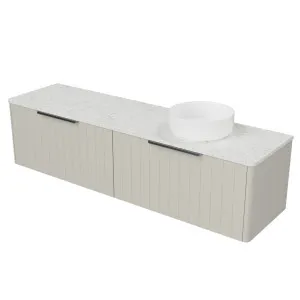 Saba Vanity 1800mm Right WG Basin SilkSurface AC Top Wall hung by Timberline, a Vanities for sale on Style Sourcebook