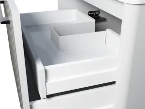 Saba Vanity 750mm Centre WG Basin SilkSurface AC Top Wall hung by Timberline, a Vanities for sale on Style Sourcebook