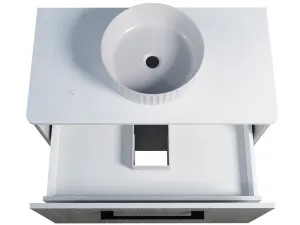 Saba Vanity 900mm Centre WG Basin SilkSurface AC Top Wall hung by Timberline, a Vanities for sale on Style Sourcebook