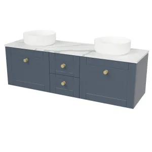 Victoria Vanity 1500mm Double WG Basins SilkSurface AC Top Wall hung by Timberline, a Vanities for sale on Style Sourcebook