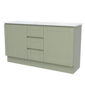 Victoria Vanity 1500mm Double WG Basins SilkSurface UC Top Floor standing by Timberline, a Vanities for sale on Style Sourcebook