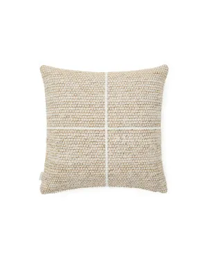 Cushion cover Nalian 100% PET with beige checks 45 x 45 cm by null, a Outdoor Cushions for sale on Style Sourcebook