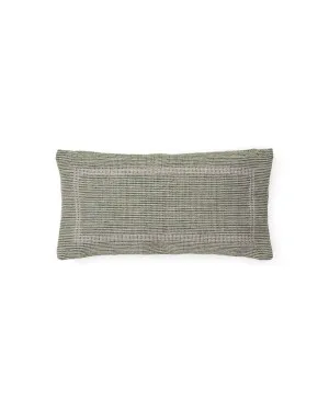 Cushion cover Narelle 100% PET green 30 x 50 cm by null, a Outdoor Cushions for sale on Style Sourcebook