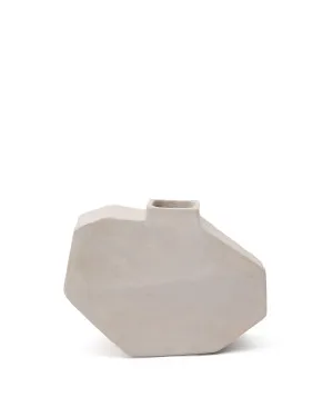 Lahara grey papier-mâché vase 21cm by null, a Vases & Jars for sale on Style Sourcebook