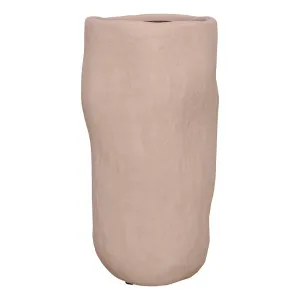 Faye Vase Large 25x49cm in Light Brown by OZ Design, a Vases & Jars for sale on Style Sourcebook