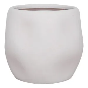 Fira Planter Small 35.5x31.5cm in White by OZ Design, a Plant Holders for sale on Style Sourcebook