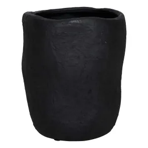 Faye Vase Small 24x27.5cm in Black by OZ Design, a Vases & Jars for sale on Style Sourcebook