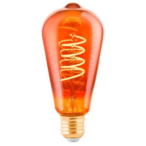 Eglo E27 Dimmable LED Copper Transparent Teardrop Globe Copper by Eglo, a Spotlights for sale on Style Sourcebook