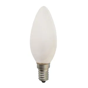 28W Candle Halogen Energy Saving Globe Small Edison Screw (SES) Frosted by Compact Lamps Australia, a Spotlights for sale on Style Sourcebook