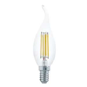 Eglo Decorative Energy Efficient LED Filament Globe E14 Small Edison Screw 4W Flame by Eglo, a Spotlights for sale on Style Sourcebook