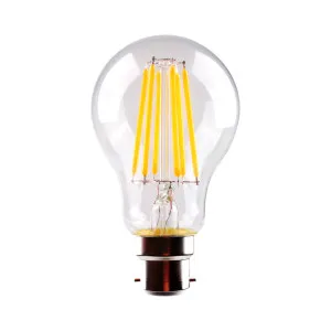 8W Clear Dimmable GLS Style LED Filament Globe (B22) Daylight by Sunny Lighting, a Spotlights for sale on Style Sourcebook
