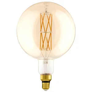 Eglo 8W E27 Dimmable LED Amber Oversized Globe Sphere by Eglo, a Spotlights for sale on Style Sourcebook
