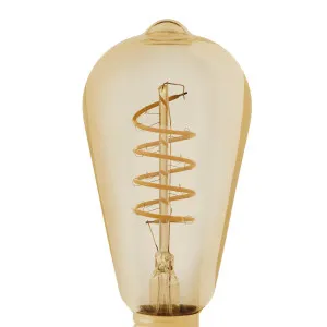 Eglo 4W E27 Dimmable LED Amber Teardrop Globe Warm White by Eglo, a Spotlights for sale on Style Sourcebook
