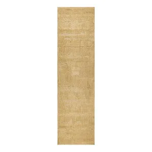 Haven Aliya Rug 80x500cm in Gold by OZ Design, a Contemporary Rugs for sale on Style Sourcebook