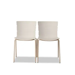 Ravello Outdoor Dining Chair - Set of Two - Beige - Mocka by Mocka., a Dining Chairs for sale on Style Sourcebook