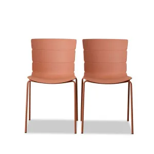 Ravello Outdoor Dining Chair - Set of Two - Clay - Mocka by Mocka., a Dining Chairs for sale on Style Sourcebook