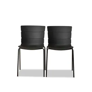Ravello Outdoor Dining Chair - Set of Two - Black - Mocka by Mocka., a Dining Chairs for sale on Style Sourcebook
