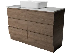 Ashton Vanity 1200mm Centre WG Basin SilkSurface AC Top Floor standing by Timberline, a Vanities for sale on Style Sourcebook