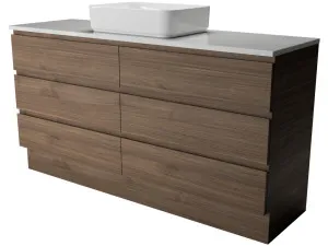 Ashton Vanity 1500mm Centre WG Basin SilkSurface AC Top Floor standing by Timberline, a Vanities for sale on Style Sourcebook