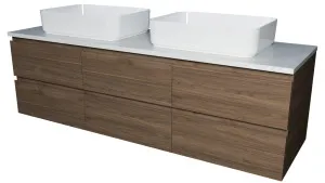 Ashton Vanity 1500mm Double WG Basins SilkSurface AC Top Wall hung by Timberline, a Vanities for sale on Style Sourcebook