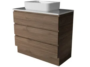 Ashton Vanity 900mm Centre WG Basin SilkSurface AC Top Floor standing by Timberline, a Vanities for sale on Style Sourcebook