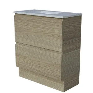 Billie Vanity 750mm Centre WG Basin SilkSurface UC Top Floor standing by Timberline, a Vanities for sale on Style Sourcebook