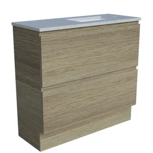 Billie Vanity 900mm Right WG Basin SilkSurface UC Top Floor standing by Timberline, a Vanities for sale on Style Sourcebook