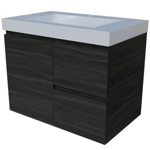 Carlo Vanity 750mm Centre Bowl 70mm Grand Top Wall Hung by Timberline, a Vanities for sale on Style Sourcebook