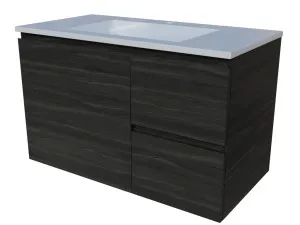 Carlo Vanity 900mm Centre Bowl Regal Top Wall Hung by Timberline, a Vanities for sale on Style Sourcebook