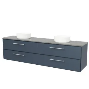 Colby Vanity 2100mm Centre WG Basin SilkSurface AC Top Wall hung by Timberline, a Vanities for sale on Style Sourcebook