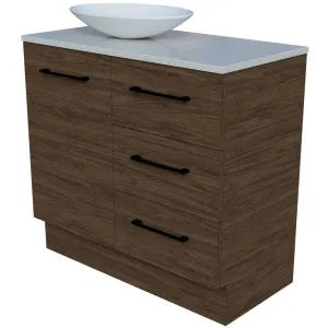 Dakota Vanity 900mm Left WG Basin SilkSurface AC Top Floor standing by Timberline, a Vanities for sale on Style Sourcebook