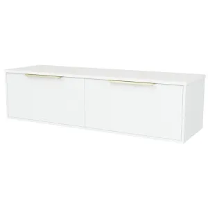 Elwood Vanity 1500mm Centre WG Basin SilkSurface AC Top Wall hung by Timberline, a Vanities for sale on Style Sourcebook