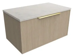Elwood Vanity 750mm Centre WG Basin SilkSurface AC Top Wall hung by Timberline, a Vanities for sale on Style Sourcebook
