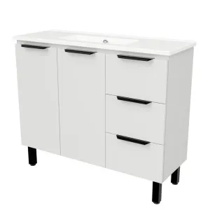 Florida Ensuite Vanity 1000mm Centre Bowl Urban Top On Legs by Timberline, a Vanities for sale on Style Sourcebook